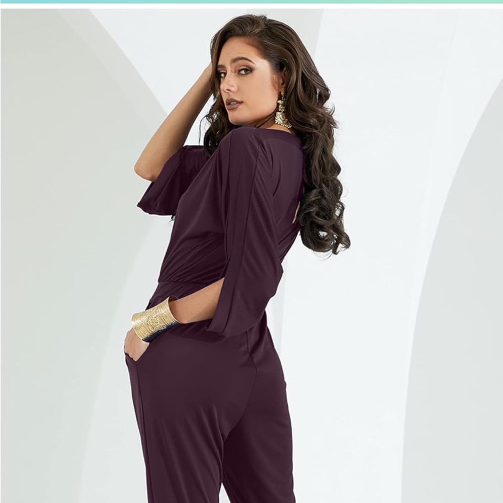 Semi formal jump suit size xl
